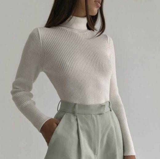 Blusa cuello alto - Dressygt