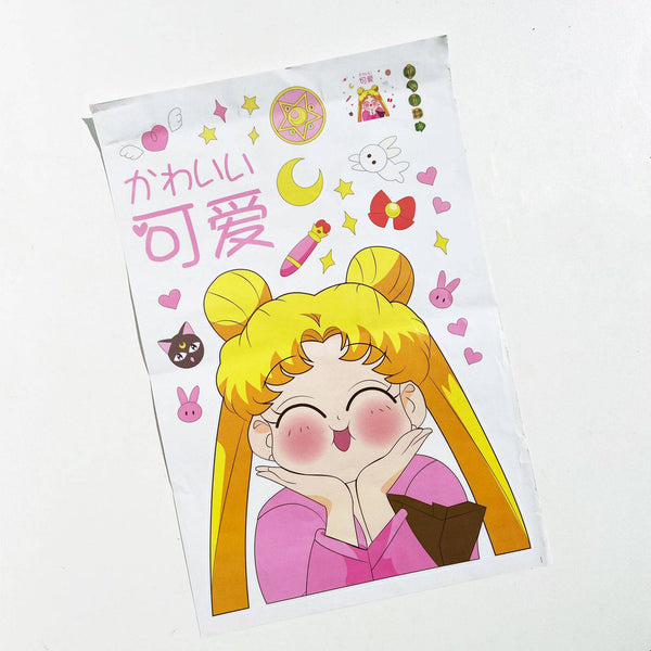 Set de stickers de Sailor Moon