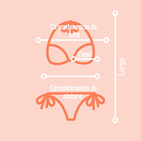 Bikini con estampado de hojas